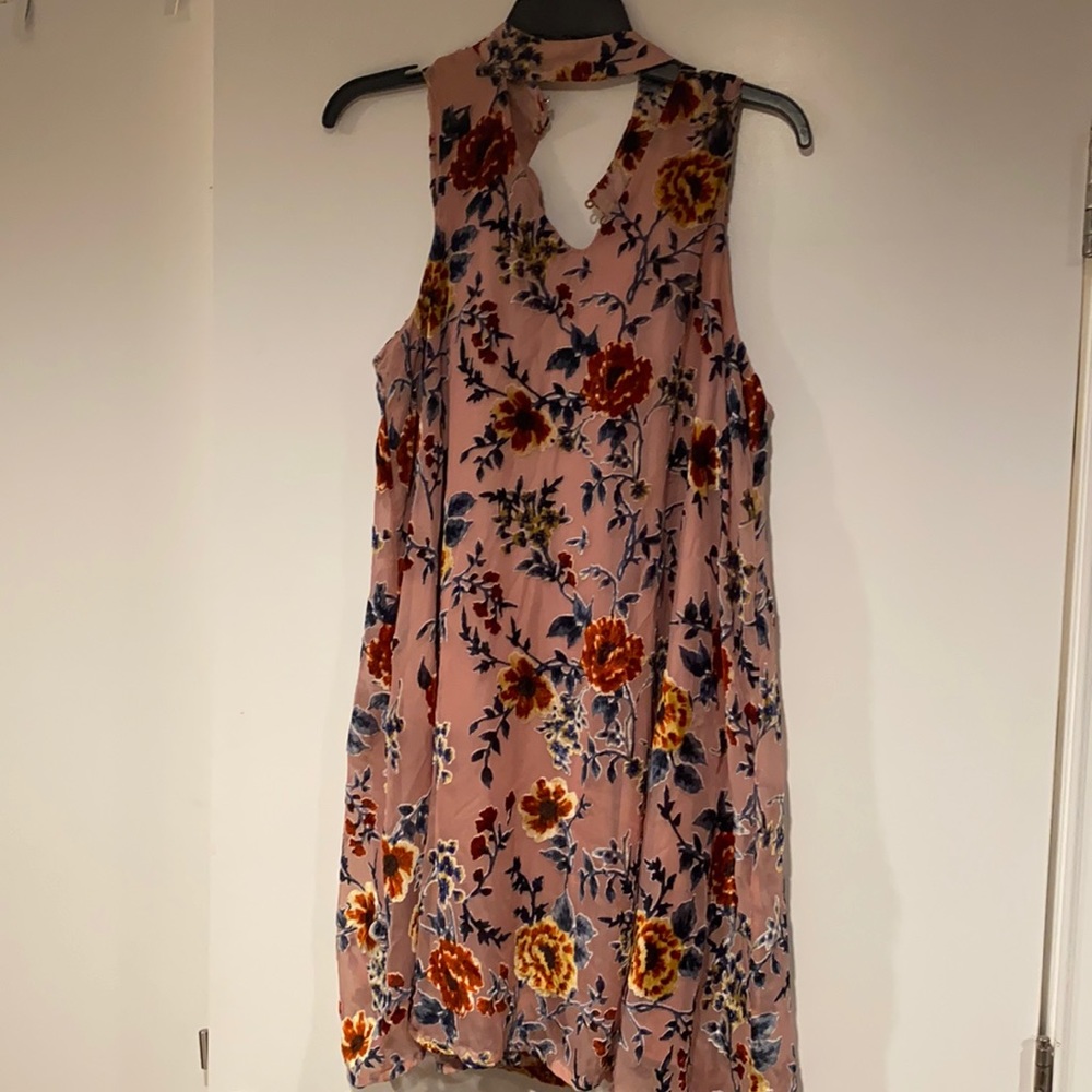 Pink Floral Dress